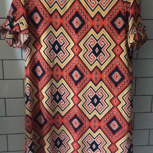 Francesca’s Geometric Printed Dress